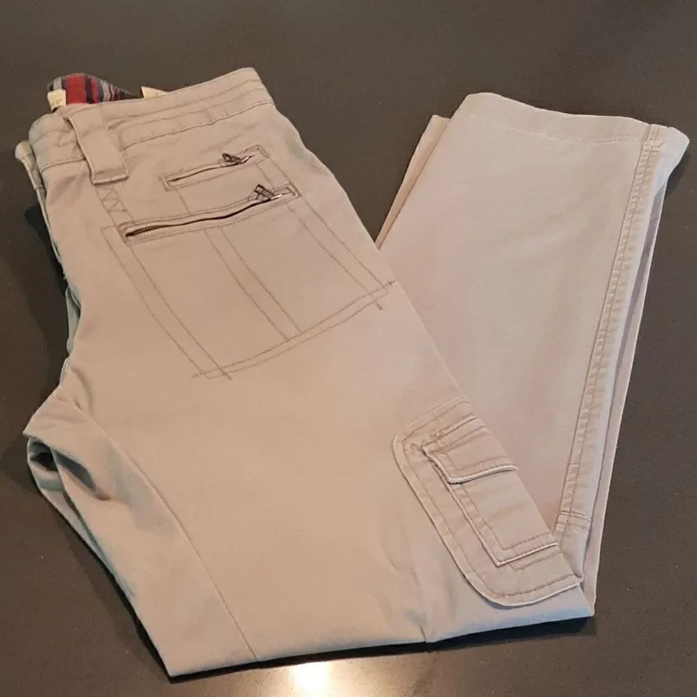 Natural Reflections Gray Cargo Pants